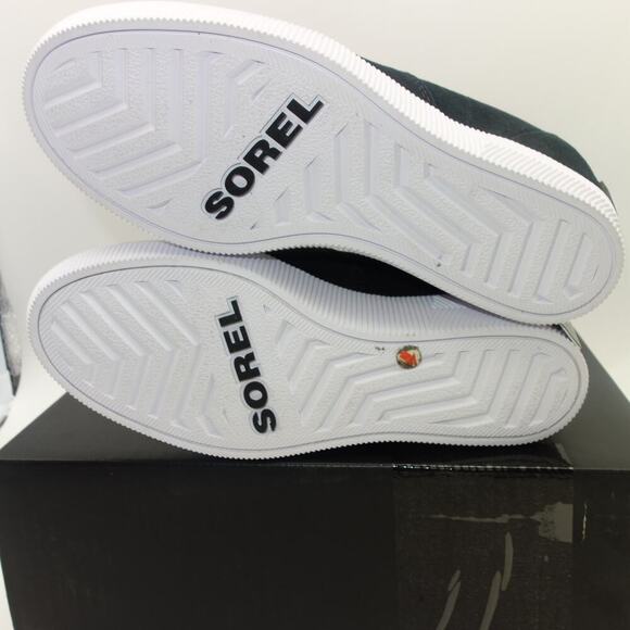 NEW Sorel Out N About Slip-On Wedge Bootie Black White Women's 8.5 - Picture 4 of 8